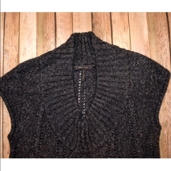 BCBGMAXAZRIA Gray Chunky Sweater Dress Tunic S - Picture 2 of 7